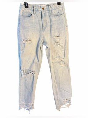 Flying Monkey Distressed High-Rise Jeans